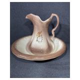 Ironstone Pitcher and Wash Basin Set