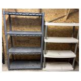 4 Tier Plastic Shelving Units(2)