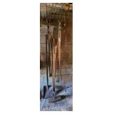 Pitchfork, Rakes, Shovel