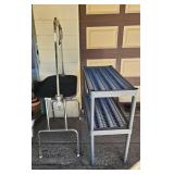 Dog Grooming Stand, Half of Plastic Shelf