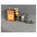 Cast Iron Bird, Chair Pencil Sharpener, Cradle