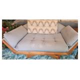Blue MCM Loveseat