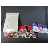 Christmas Gift Bag and Ribbon