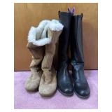 Lands End Boots 7, Black Boots 7 1/2