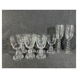 Val Saint Lambert Wine Glasses(7), Shampagne