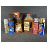 Oil Soap, Spray Paint, Rug Cleaner