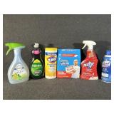 Dish Soap, Disinfecting Wipes, Magic Eraser