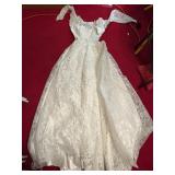 Lace Dress and La Regale Hand Bag