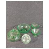 Green Depression Glass