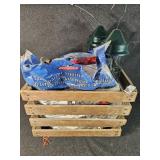 Wooden Crate, Bird Feeders, Transparent Squirrel