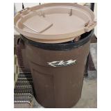 Trash Bin with Outdoor Toys