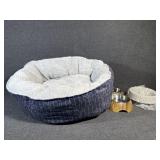 Pet Bed, Food Bowls