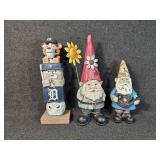 Garden Gnomes, Detroit Tigers Garden Ornament