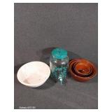 Mixing Bowls(4), Glass Drink Dispenser