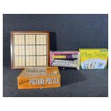 Dominoes, Play Nine Card Game, Puzzles