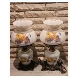 Gone with the Wind Style Hurricane Lamps(2)