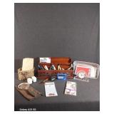 Wooden Desktop Organizer, Glass Click