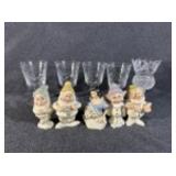 Stuart Crystal Drinking Glass, Lenox Disney Snow