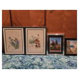 Chinese Mandarin Duck Watercolor Prints, Tulip