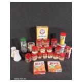Spices, Jello, Baking Soda, Salt & Pepper Shakers