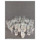 Shot Glasses, Wine Glasses & Small Glass Bowls