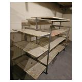 Large Metal Shelving Unit