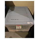 Tote with Christmas Lights and Extension Cords