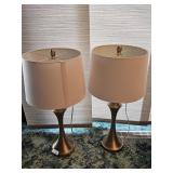 Metal Base Table Lamps(2)