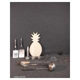 Pineapple Wooden Cutting Board, Tea Strainers