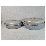 Enamel Coated Roasting Pans(2)