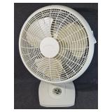 White Ocillating Fan