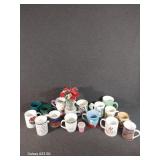 16 Coffee Cups, Tupperware Dressing Container