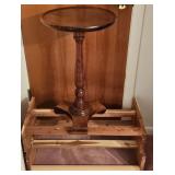 Ethan Allen Round Top Stand, Cedar Closet Rack