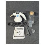Portable Steam Cleaner, Glass Jar with Lid