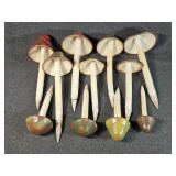 Ceramic Garden Mushroom Decor
