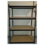 Metal Shelf with Particle Board Shelves
