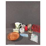 Wire Napkin Holder, Napkin Rings, Candles