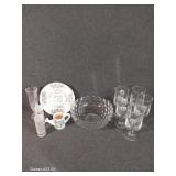 Glass Serving Bowl, 50th Anniversary Plate