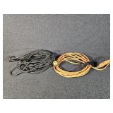 Orange Extension Cord, Black Extension Cord