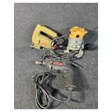 Black and Decker JigSaw, 3/8 Reversible Drill,