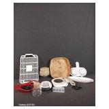 Wicker Basket, Egg Slicer, Apple Slicer, Wine Vac