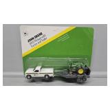 ERTL 1/64th John Deere 4 WD Pickup and Trailer