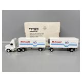 ERTL 1:64 McDonald Semi Truck & Trailer