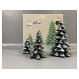 Dept. 56 Christmas In the City, Lg. Pinewood trees