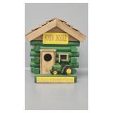 John Deere Little Log Cabin Birdhouse