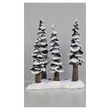 Dept. 56 Village Pole Pine Forest (4) Trees With