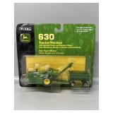 ERTL 1:64 JD 630 w/ Mounted Picker & Flare Wagon