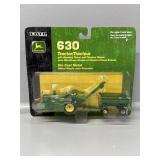 ERTL 1:64 JD 630 w/ Mounted Picker & Flare Wagon