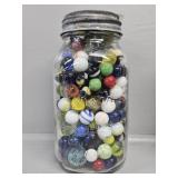 Kerr Jar with Assorted Marbles