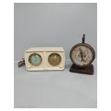 Silvertone AM Clock Radio & American Family Scale